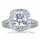 Sheera's Cushion Cut CZ Halo Engagement ring - 8mm