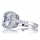Sheera's Cushion Cut CZ Halo Engagement ring - 8mm