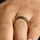 8mm Goldtone Tungsten Carbide Men's Ring with Elvish Script