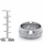 8mm Silvertone Tungsten Carbide Men's Ring with Elvish Script