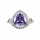 Abilene's 2.5 ct Trillion Cut Light Purple CZ Engagement Ring