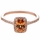 Adela's Champagne Cushion Cut CZ Halo Engagement Ring - Rose Gold