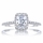 Adela's Cushion Cut CZ Engagement Ring