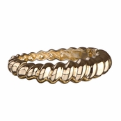 Adonia's Twisted Bangle Bracelet - Gold