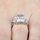 Alette's Emerald Cut CZ Engagement Ring