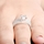 Alix's Triple Row CZ Wedding Ring Set