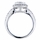 Amerie's  2.5 Carat Cushion Cut Halo Engagement Ring