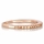Ana's Rose Goldtone and Champagne CZ Wedding Band