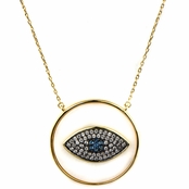 Andra's Evil Eye CZ Necklace