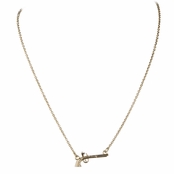 Angelique's Gold Gun Necklace