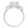 Anise's Cushion Cut CZ Engagement Ring