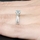 Annie's Promise Ring - 1 CT Princess Cut CZ