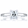 Annie's Promise Ring - 1 CT Princess Cut CZ