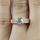 Antonia's Rose Goldtone and Round Cut CZ Engagement Ring