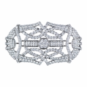 44mm CZ Art Deco Charm for Jewelry Making
