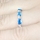 Astrid's Blue Marquise Cut CZ Eternity Band
