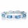 Astrid's Blue Marquise Cut CZ Eternity Band