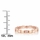 Astrid's Rose Goldtone and Peach Marquise Cut CZ Eternity Ring Band
