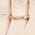 Astrid's Rose Goldtone and Peach Marquise Cut CZ Eternity Ring Band
