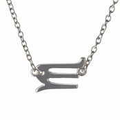 Athena's Silvertone Zodiac Charm Necklace - Scorpio