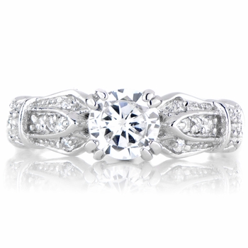 Babette's .75 CT CZ Engagement Ring