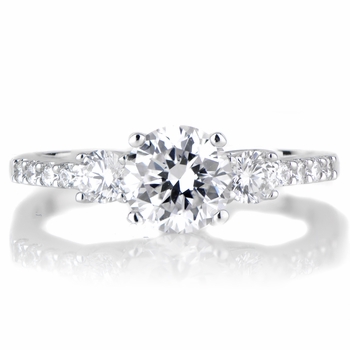 Barstow's Three Stone Engagement Ring