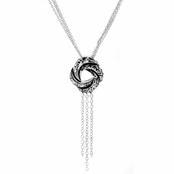 Petite Algerian Love Knot Necklace (With Back)