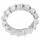 Brandy's Silver Plated Cubic Zirconia Eternity Ring Band