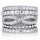 Brenna's Set of 5 Stackable Rings - Silvertone