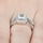 Cadence's Princess Cut CZ Wedding Ring Set