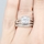 Cadence's Princess Cut CZ Wedding Ring Set