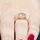 Carrie's 2ct Rose Goldtone and Round Champagne CZ Engagement Ring
