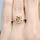 Carrie's 2ct Rose Goldtone and Round Champagne CZ Engagement Ring