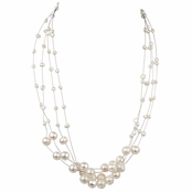 Cormia's Ivory Freshwater Cultured Pearl Necklace - 18 inches