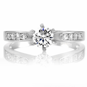 Daisy's Silvertone Engagement Ring