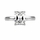 Damali's 1.0 ct Emerald Cut CZ Engagement Ring