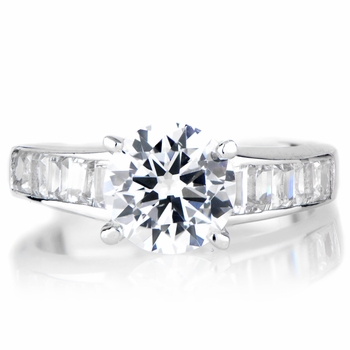 Dao's Round Cut CZ Promise Ring