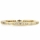 Darby's Art Deco CZ Wedding Ring Band - Goldtone