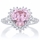 Darling's Pink Heart Shaped Engagement Ring