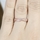 Devera's Rose Gold Twisted CZ Wedding Ring Band