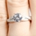 Devera's Twisted CZ Engagement Ring