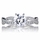 Devera's Twisted CZ Engagement Ring