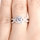 Dorothea's Round Cut Twisted Band CZ Engagement Ring