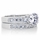 Elissa's Pave CZ Wedding Ring Set - 1.5 Carat