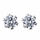Ellianna's Heart & Arrow Prong Set 5mm CZ Stud Earrings