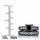 Ellyn's Black CZ Wedding Ring Set