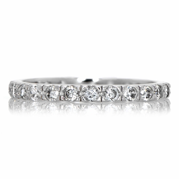 Emmaline's CZ Eternity Wedding Ring Band