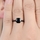 Enya's 1.5ct Black CZ Engagement Ring