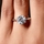 Enya's 2.25 Carats Round Cut Cubic Zirconia Engagement Ring