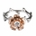 Esmerelda's Rose Gold Flower Stem Ring Set